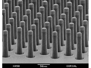 Glass etch on 100 mm wafer