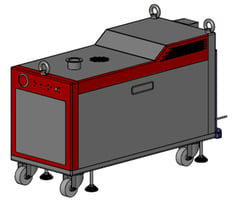 Dry Vacuum Pump and TMP pump with varied pumping rate for increased control over the process chamber pressure