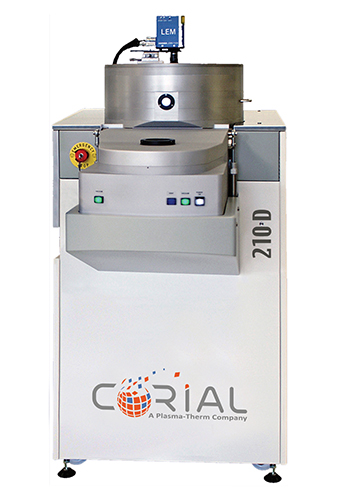 Corial 210D, 200 mm ICP-CVD equipment for low temperature deposition of thin films