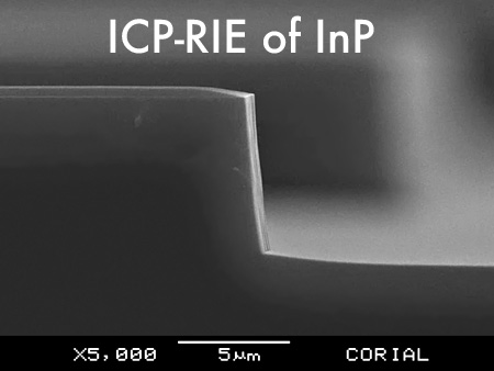 ICP-RIE of InP for MESA
